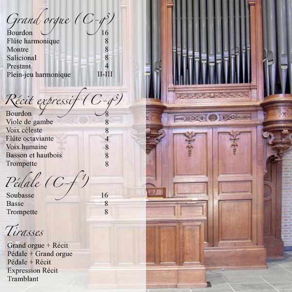 dispositie Heverlee orgel
